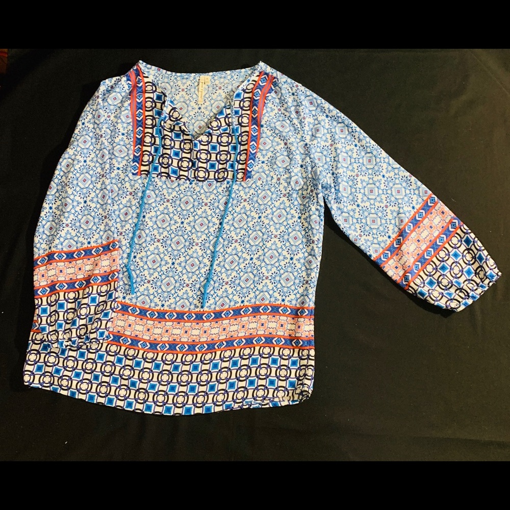 Vibrant lightweight summer shirt.